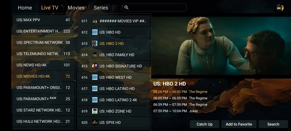 Vista previa IPTV Smart TV 3 IPTV Fiesta