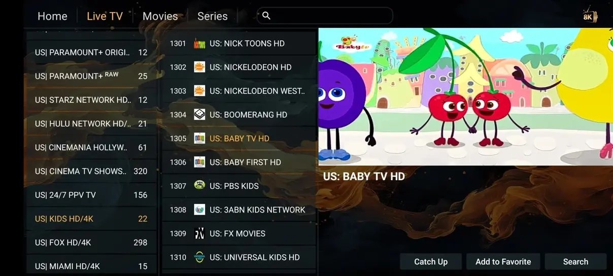 Vista previa IPTV Smart TV 5 IPTV Fiesta
